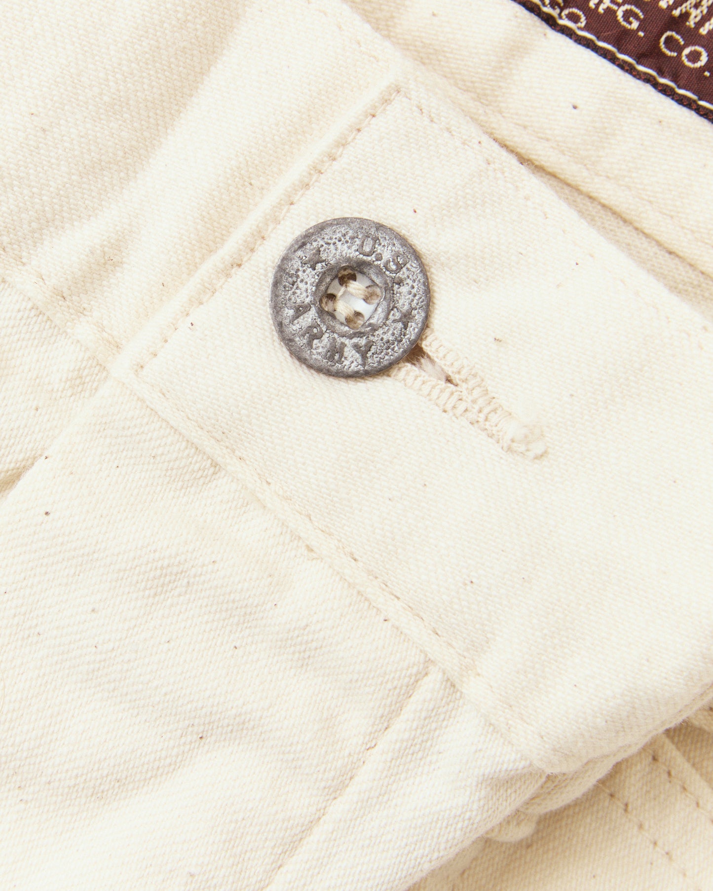 Buzz Rickson's Working White Twill Trousers BR42635