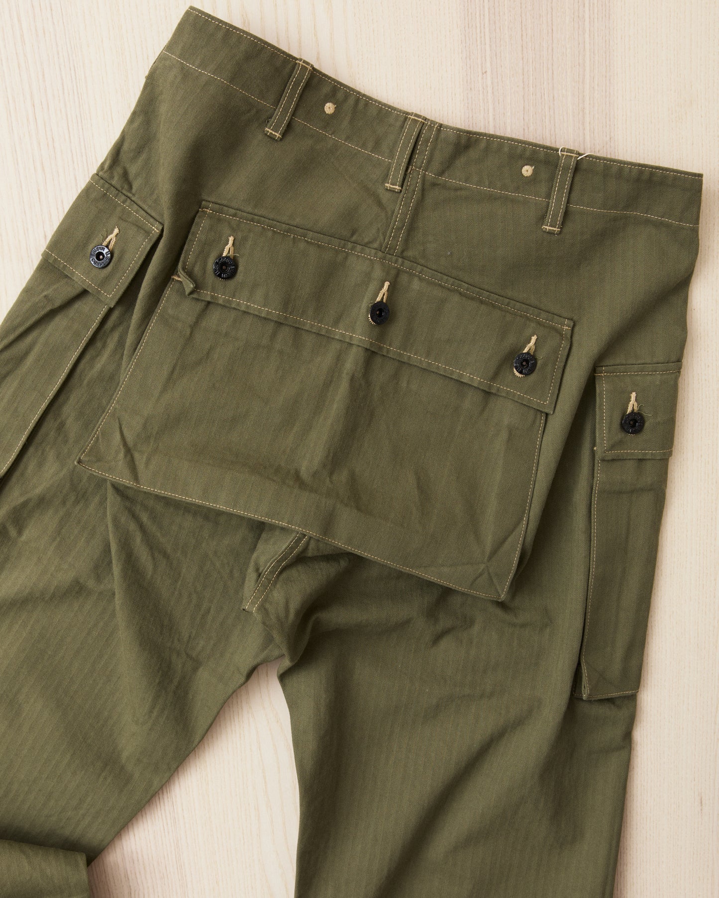 Buzz Rickson's USMC M-44 HBT Twill Pants Short Length BR42501