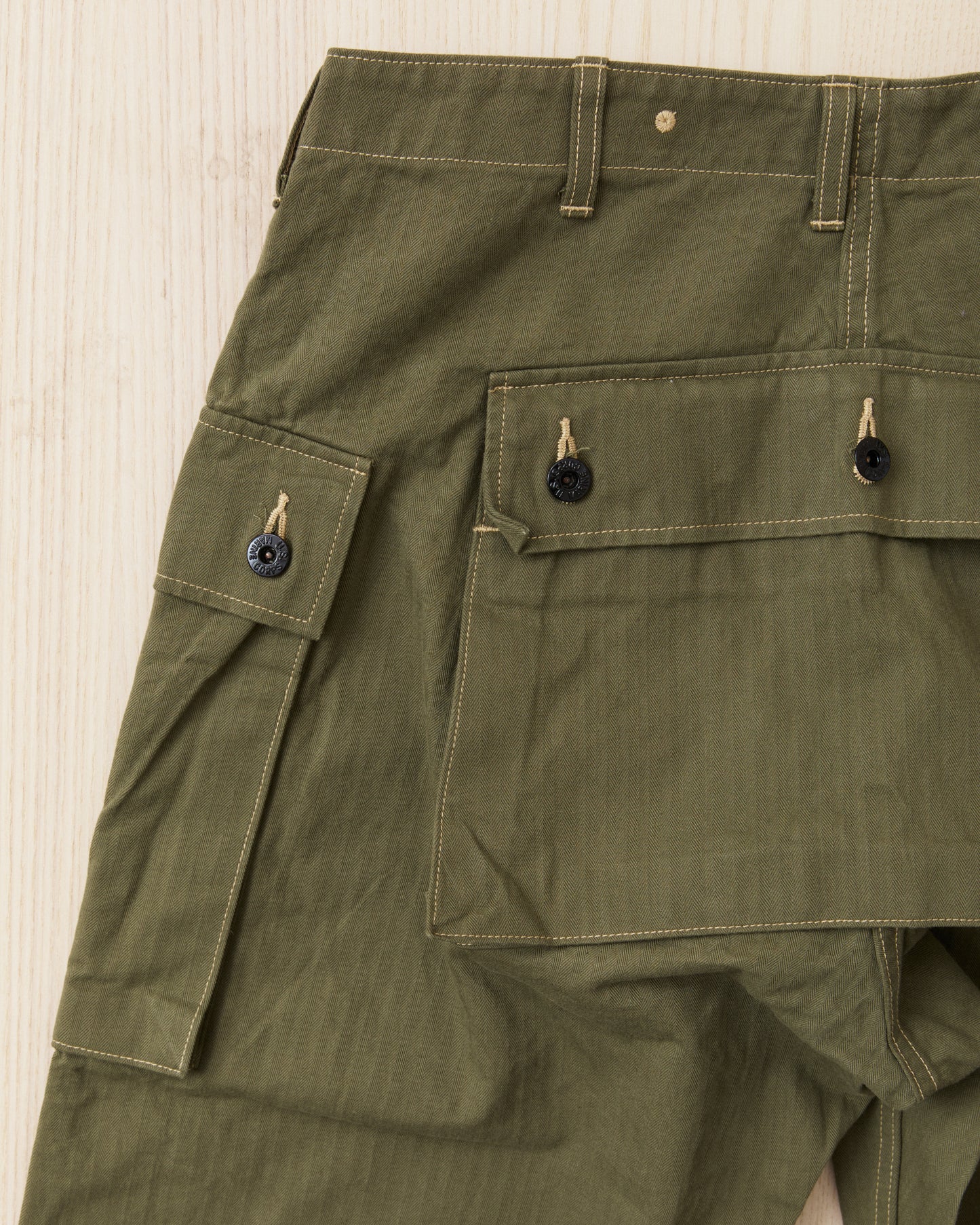 Buzz Rickson's USMC M-44 HBT Twill Pants Short Length BR42501