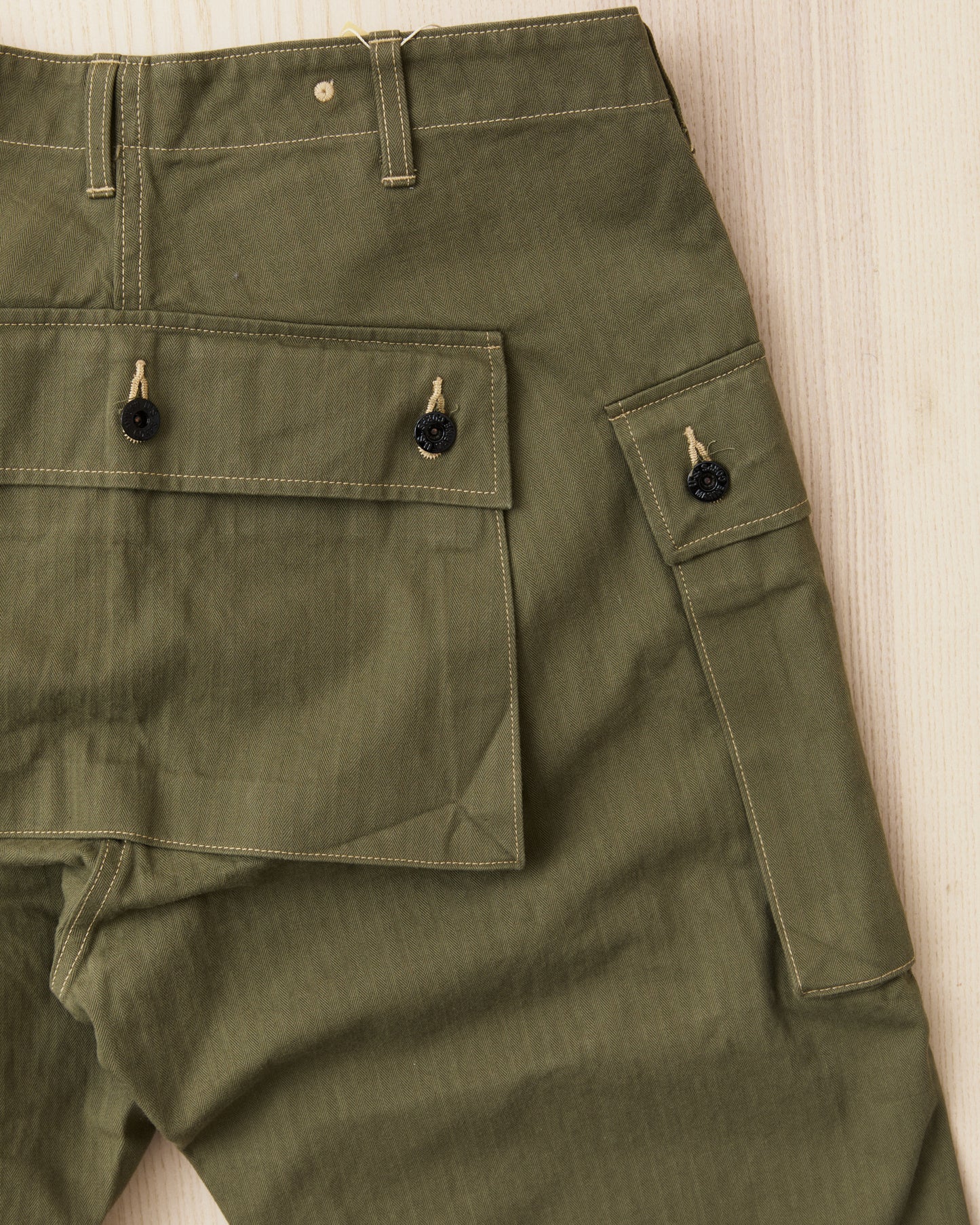 Buzz Rickson's USMC M-44 HBT Twill Pants Short Length BR42501