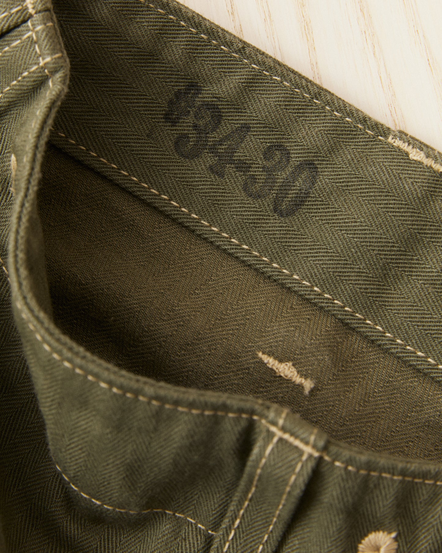 Buzz Rickson's USMC M-44 HBT Twill Pants Short Length BR42501