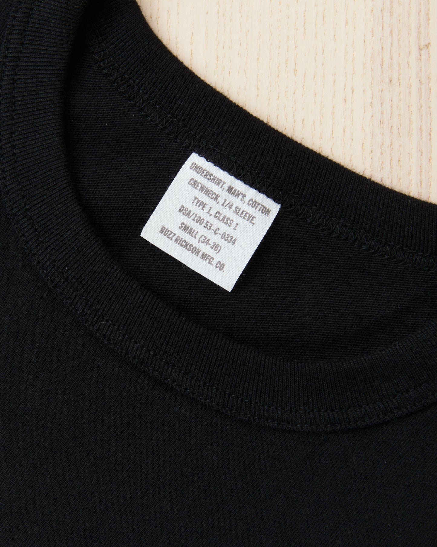 Buzz Rickson's BR78960 Package T-Shirt Government Issue Black