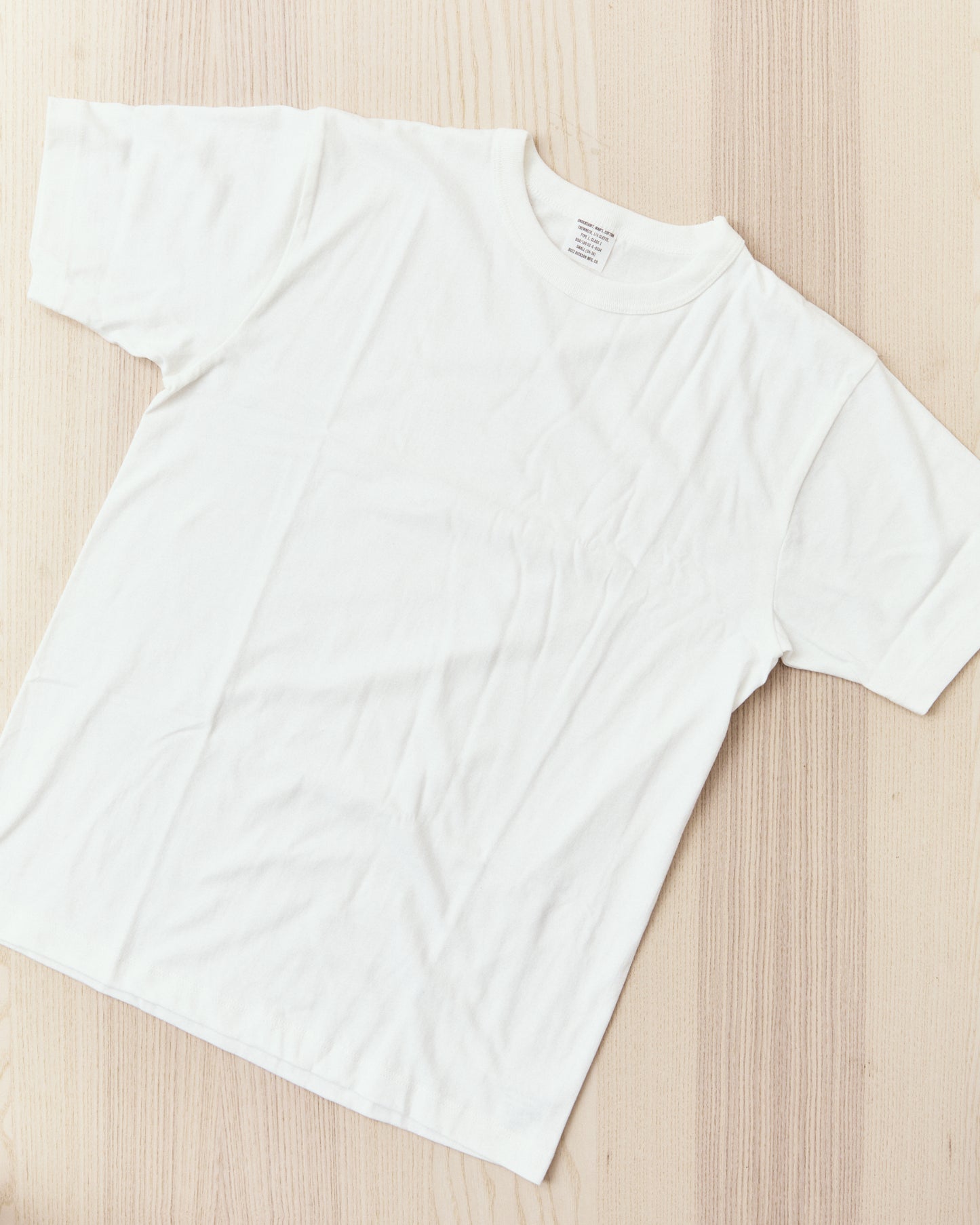 Buzz Rickson's BR78960 Package T-Shirt Government Issue White