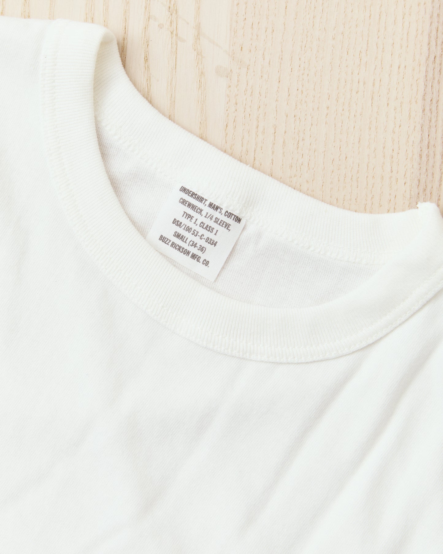 Buzz Rickson's BR78960 Package T-Shirt Government Issue White