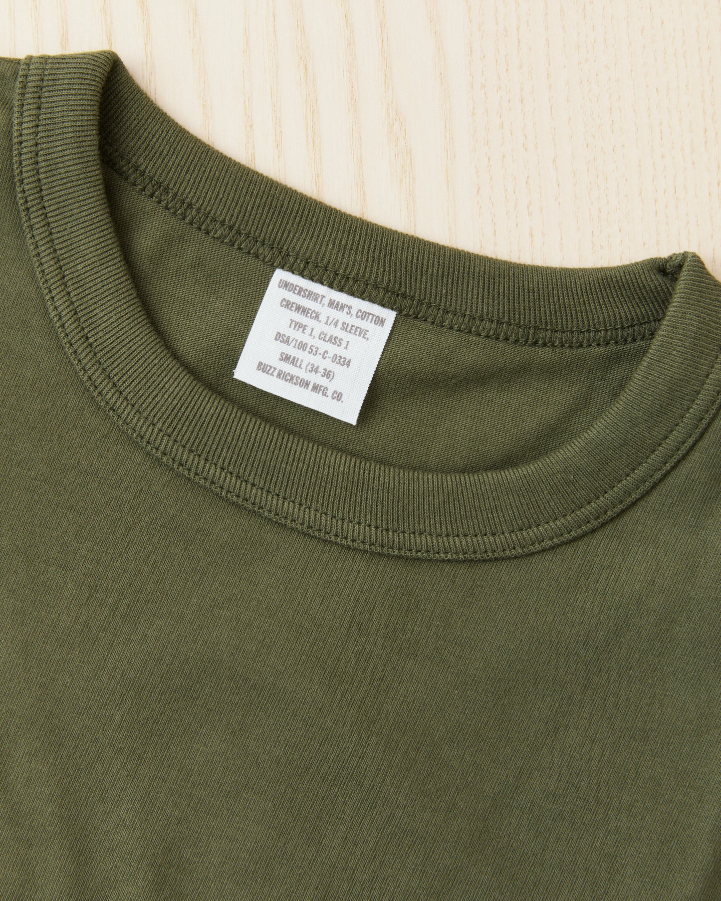 Buzz Rickson's BR78960 Package T-Shirt Government Issue Olive