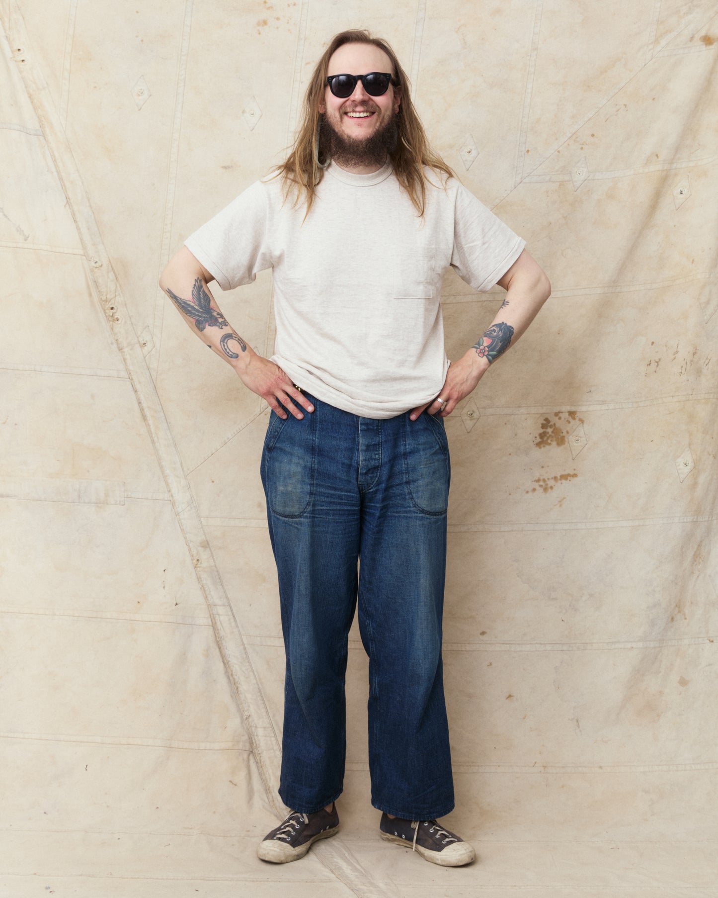 Warehouse & Co. Lot 4601 Pocket T-shirt Oatmeal