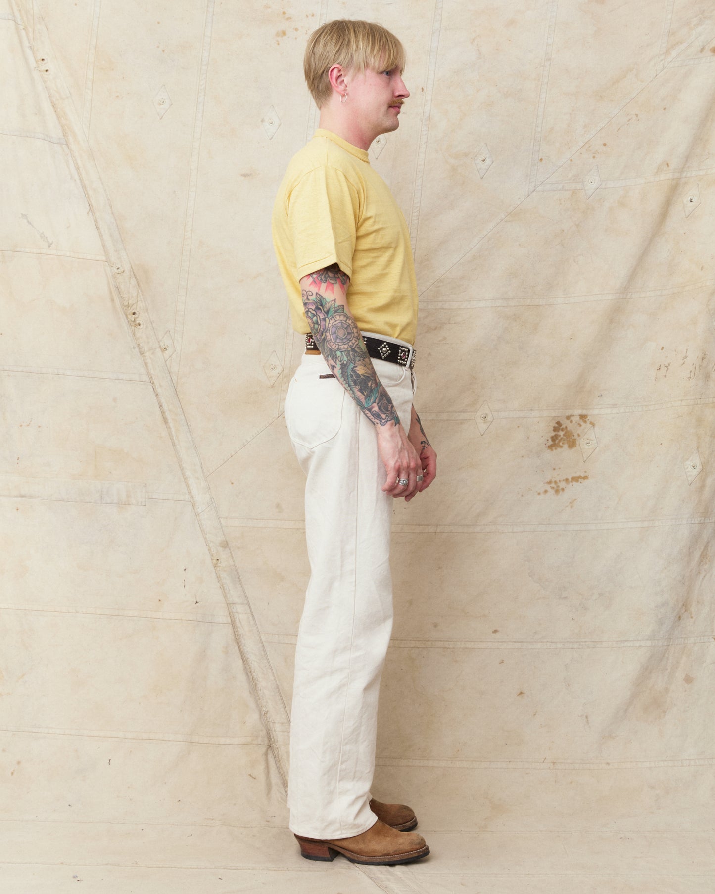 Warehouse & Co. Lot 4601 Pocket T-shirt Straw