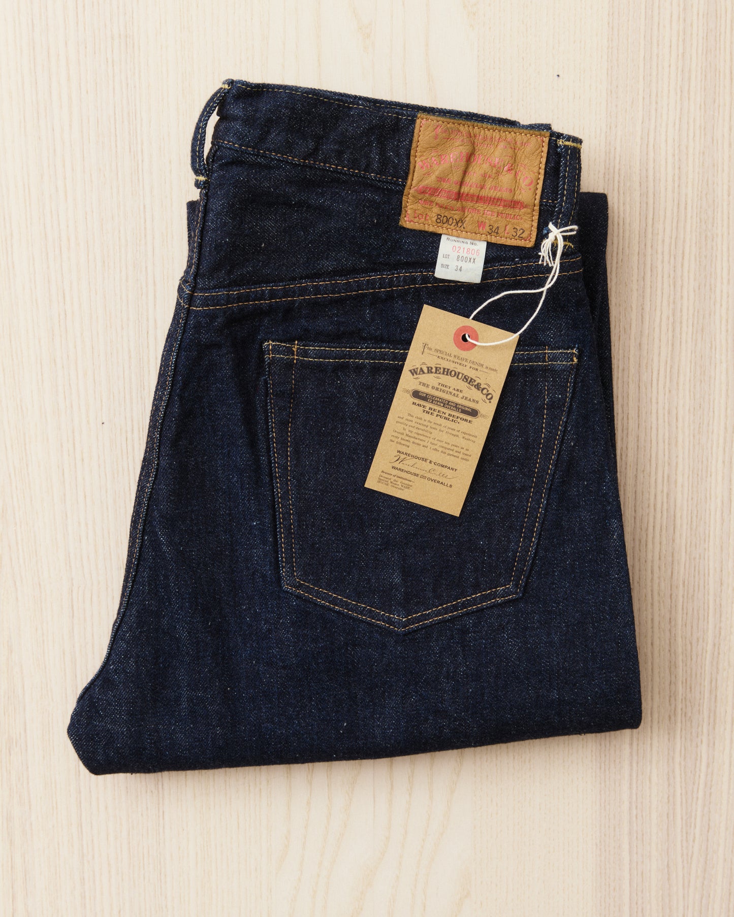 Warehouse & Co Lot 800xx Jeans One Wash
