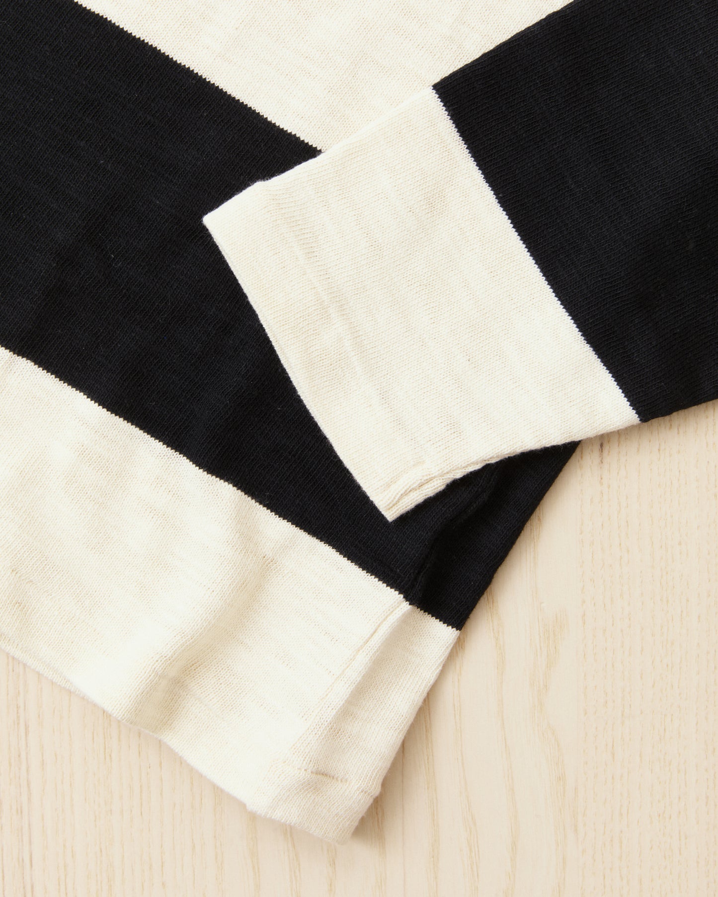 Warehouse & Co. Lot 4110 Long Sleeve Border T-shirt Black/Kinari