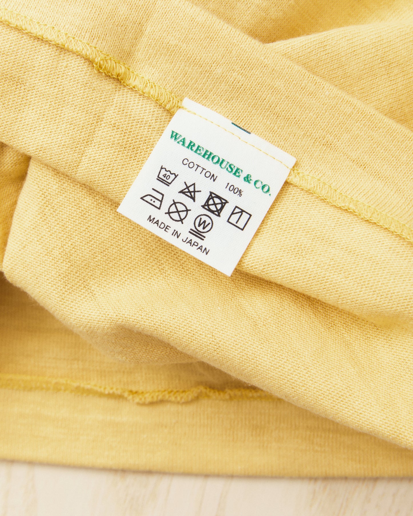 Warehouse & Co. Lot 4601 Pocket T-shirt Straw