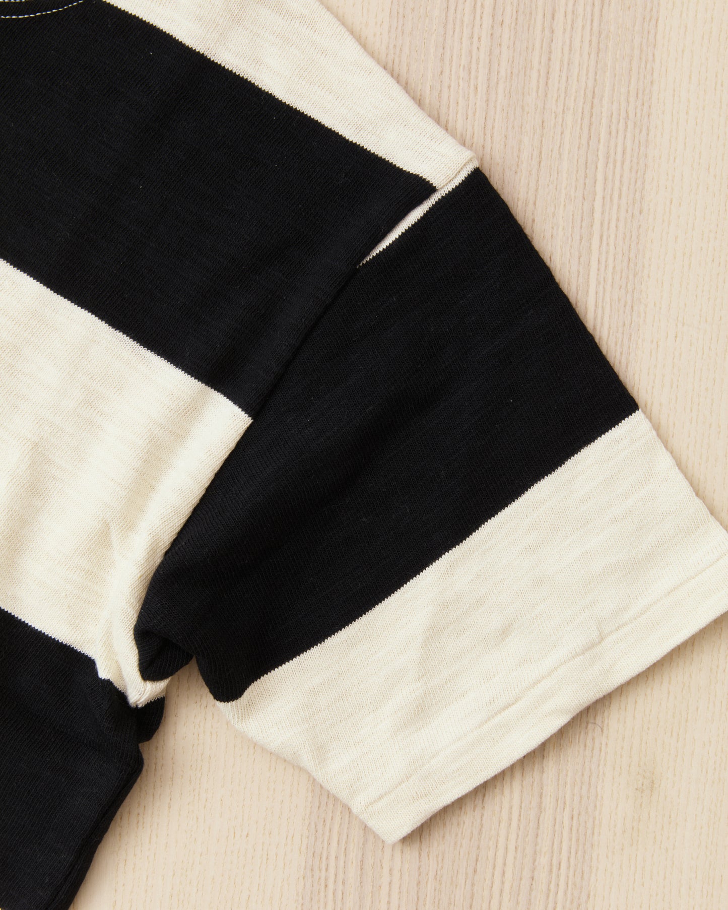 Warehouse & Co. Lot 4109 Short Sleeve Border T-shirt Black/Kinari