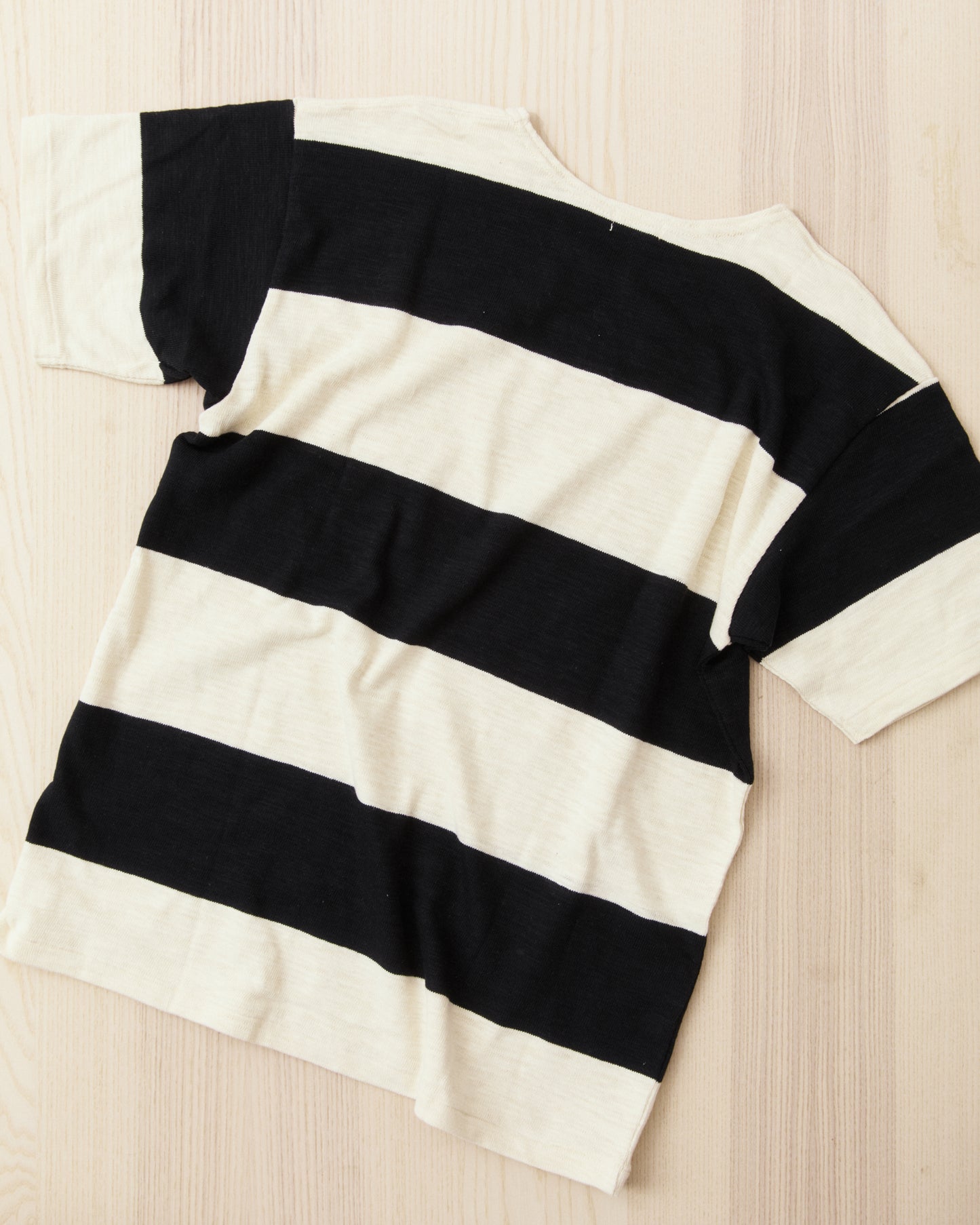 Warehouse & Co. Lot 4109 Short Sleeve Border T-shirt Black/Kinari