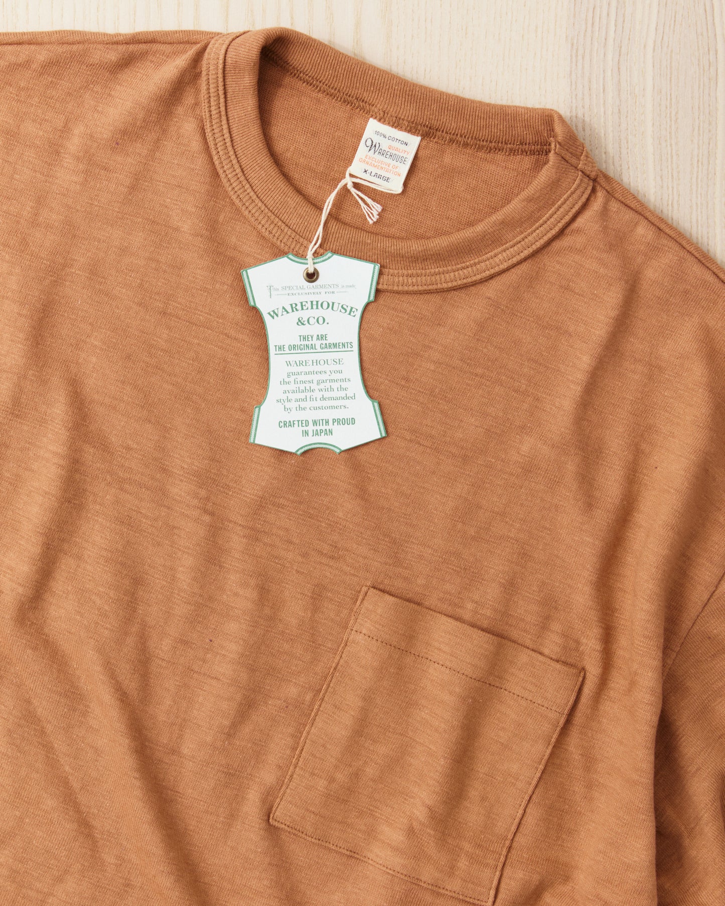 Warehouse & Co. Lot 4601 Pocket T-shirt Dark Salmon