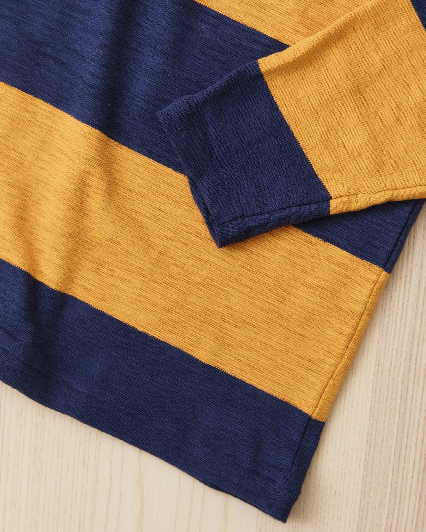 Warehouse & Co. Lot 4110 Long Sleeve Border T-shirt Navy/Orange