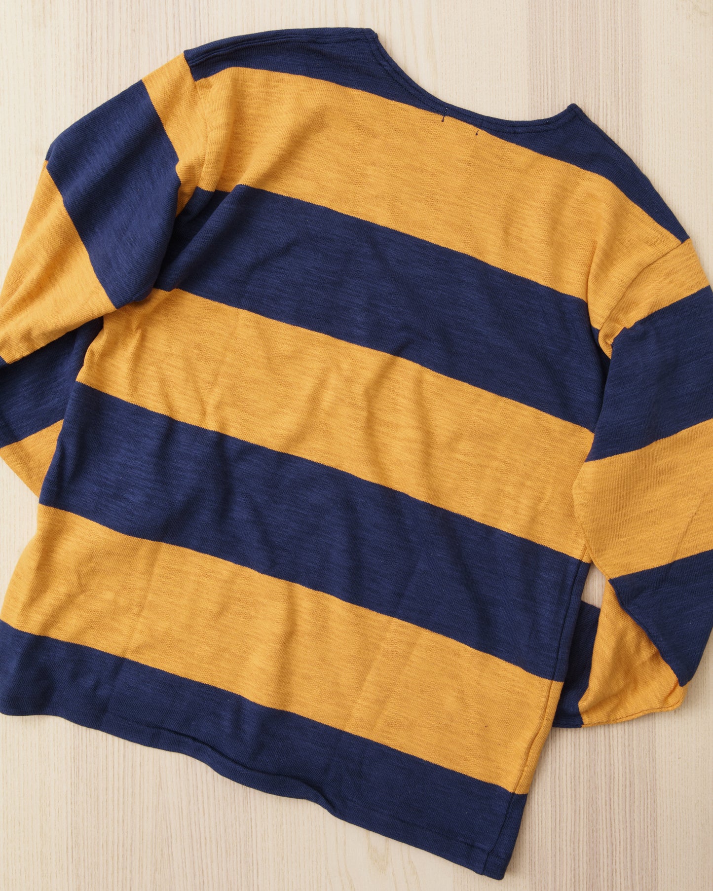 Warehouse & Co. Lot 4110 Long Sleeve Border T-shirt Navy/Orange