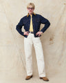 Indigofera Fargo Quarter Jacket Vintage 70's Denim Indigo