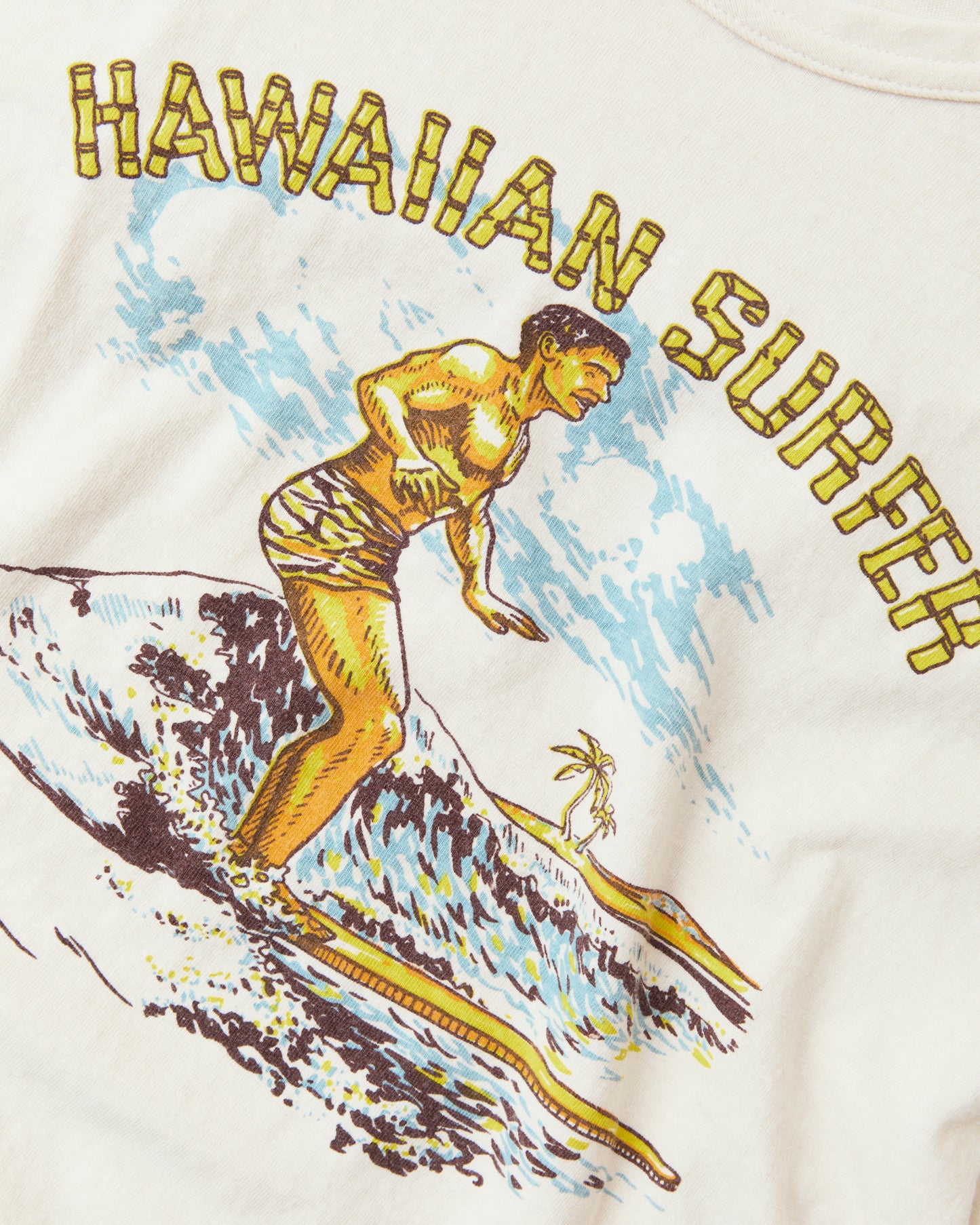 Warehouse & Co. Lot 4064 "Hawaiian Surfer" Cream T-Shirt