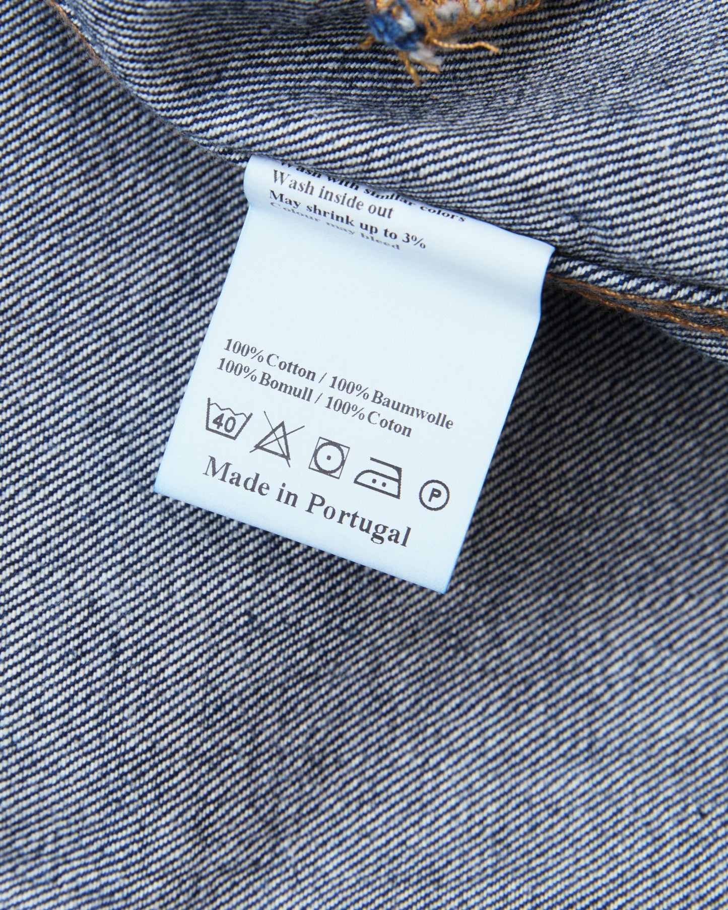 Indigofera Fargo Quarter Jacket Vintage 70's Denim Indigo