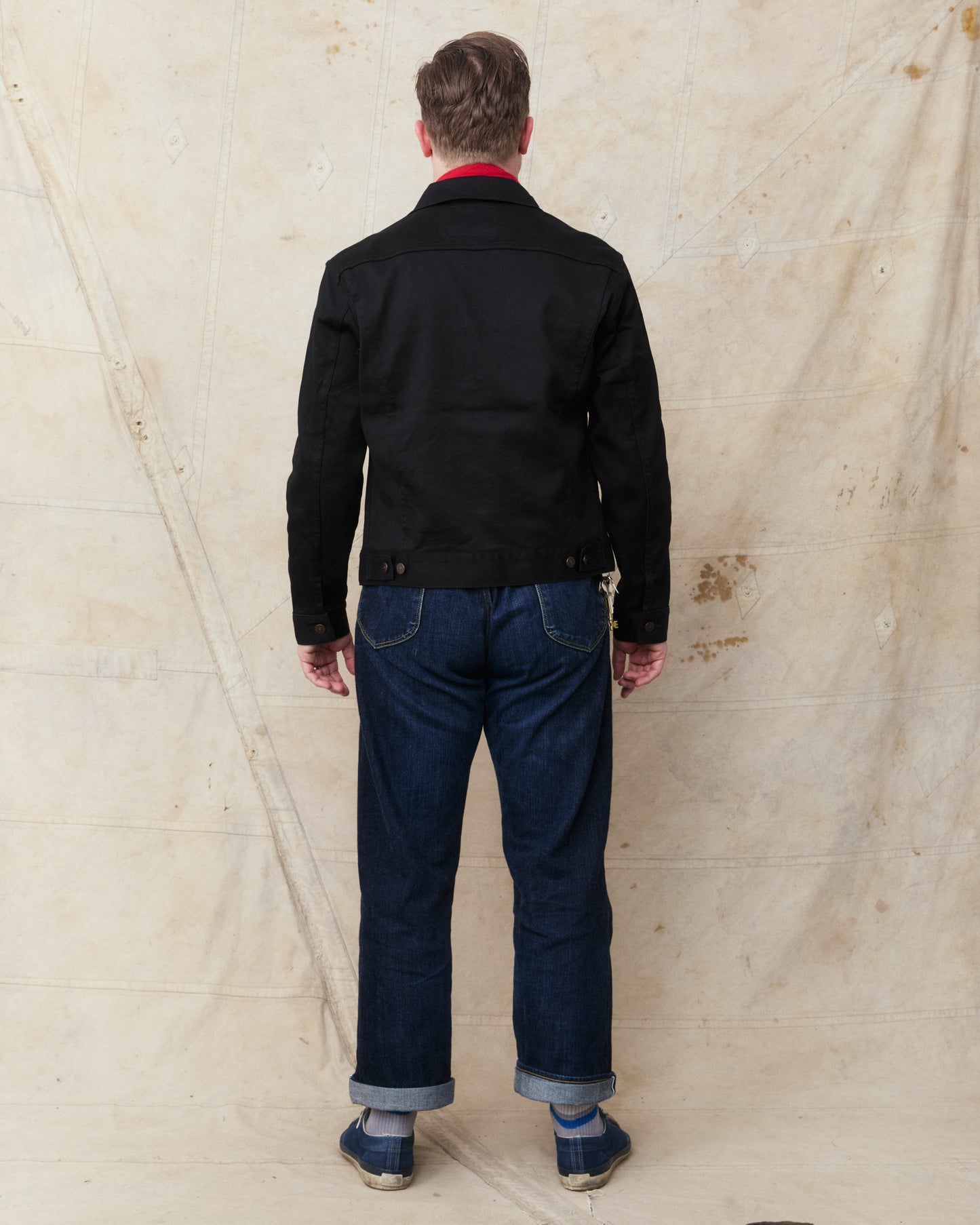 Sugar Cane & Co SC15900 11oz Type 3 Cotton Pique Jacket 1962 Model Black