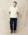 Style Eyes SE39455 105 Short Sleeve Rayon Bowling Shirt Off White