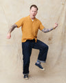 Style Eyes SE39455 159 Short Sleeve Rayon Bowling Shirt Orange