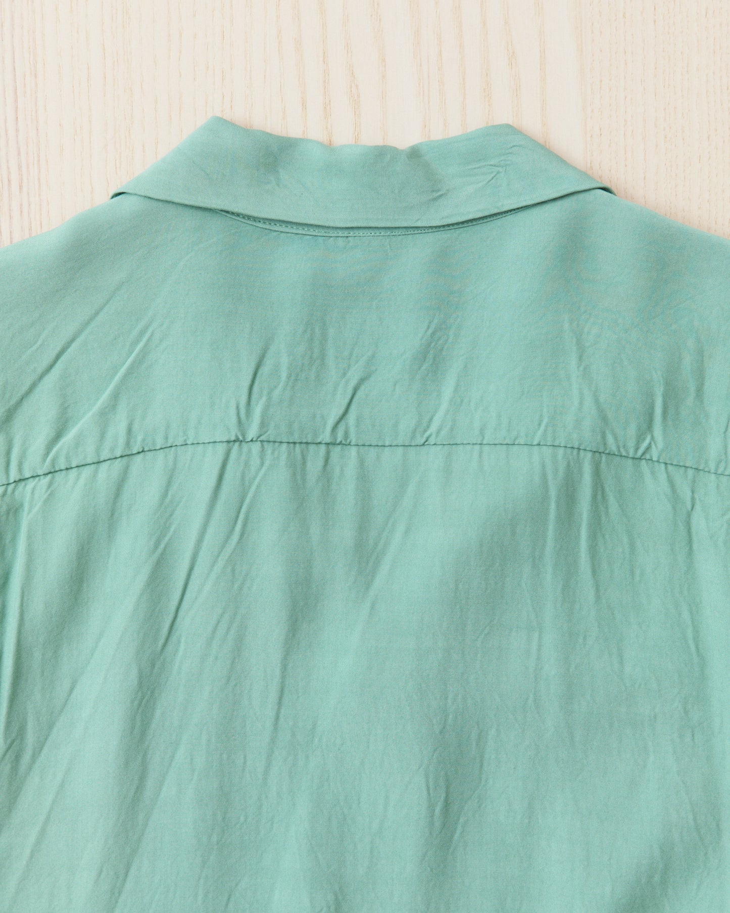Style Eyes SE39455 141 Short Sleeve Rayon Bowling Shirt Mint Green