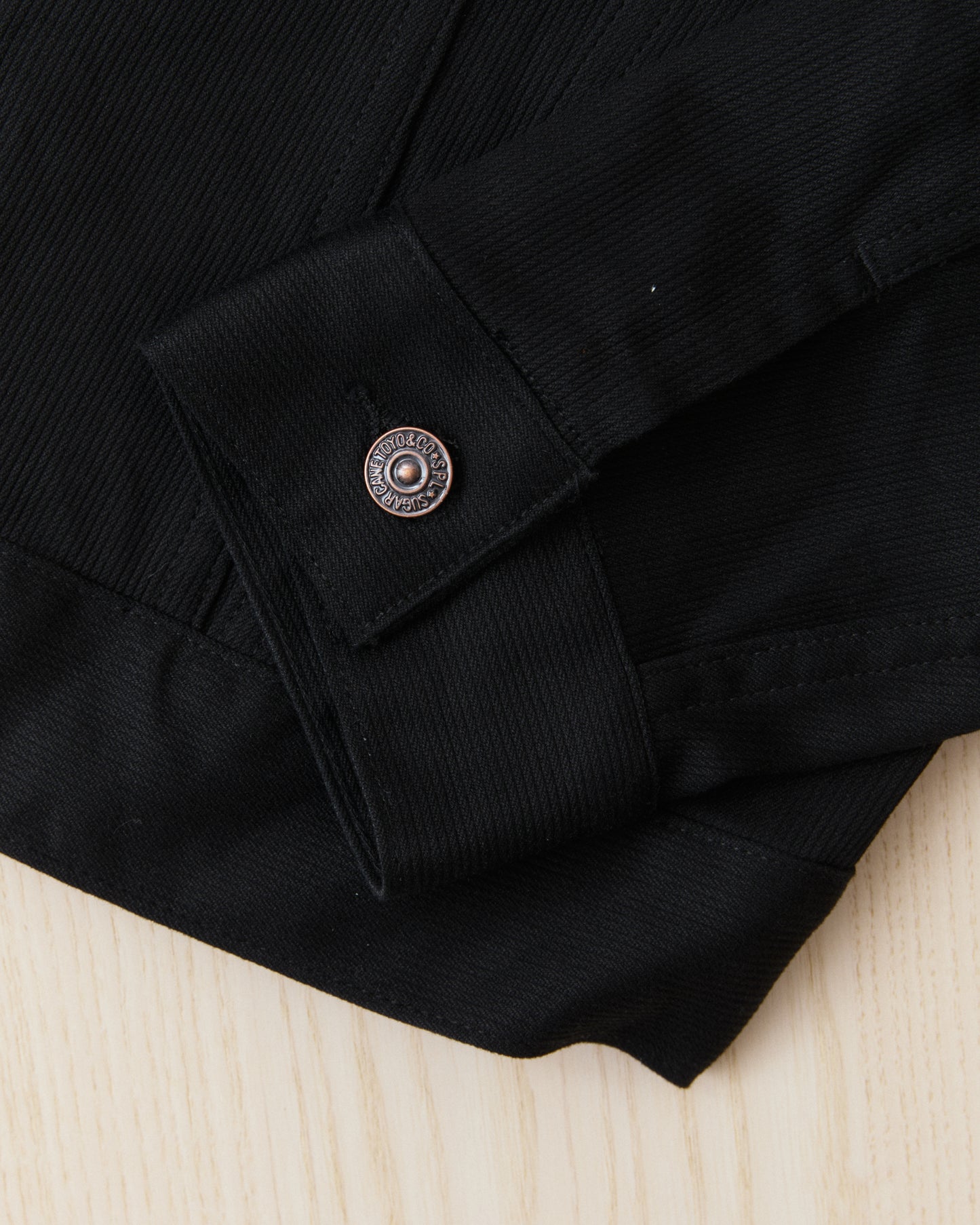 Sugar Cane & Co SC15900 11oz Type 3 Cotton Pique Jacket 1962 Model Black
