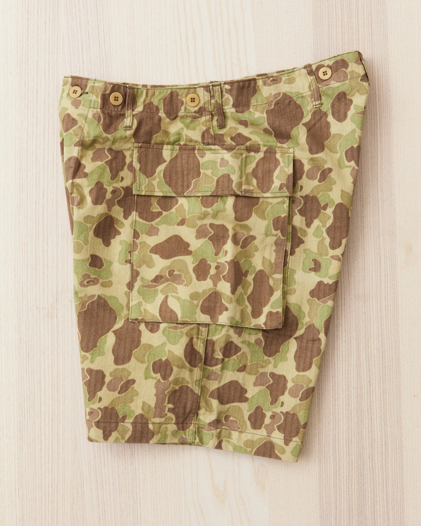 Buzz Rickson's BR52660 Herringbone Twill Camouflage Shorts