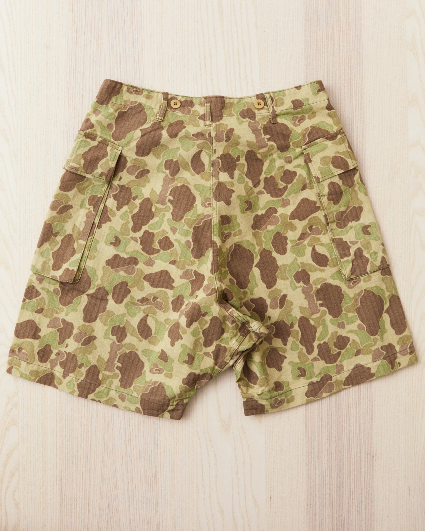 Buzz Rickson's BR52660 Herringbone Twill Camouflage Shorts