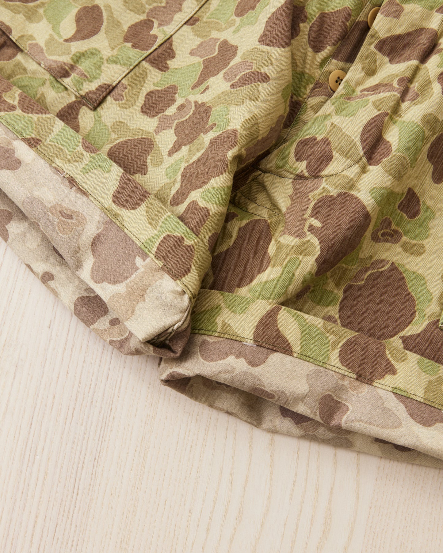 Buzz Rickson's BR52660 Herringbone Twill Camouflage Shorts