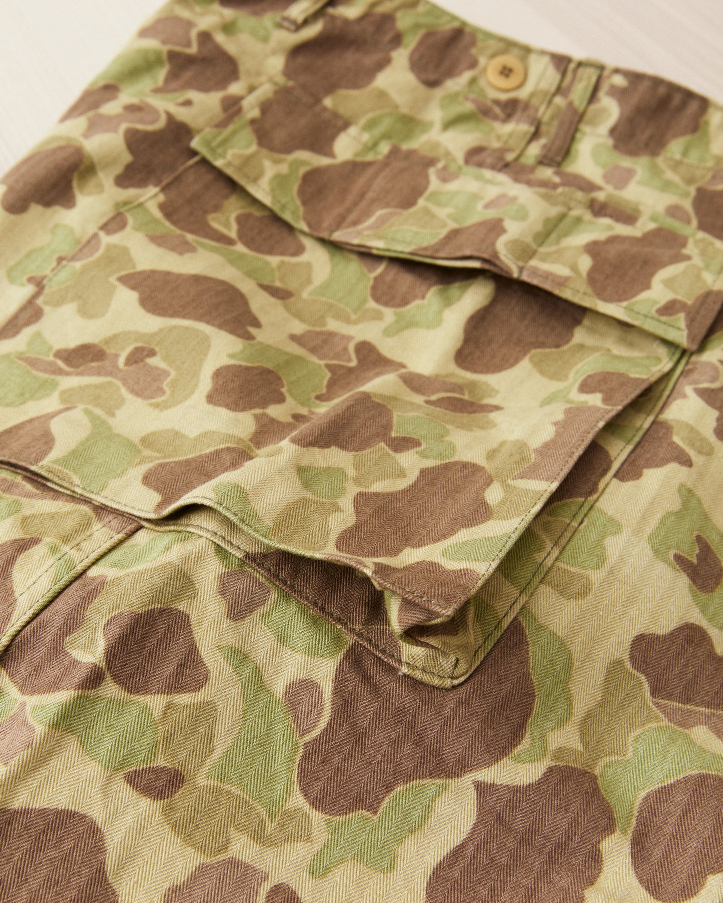 Buzz Rickson's BR52660 Herringbone Twill Camouflage Shorts