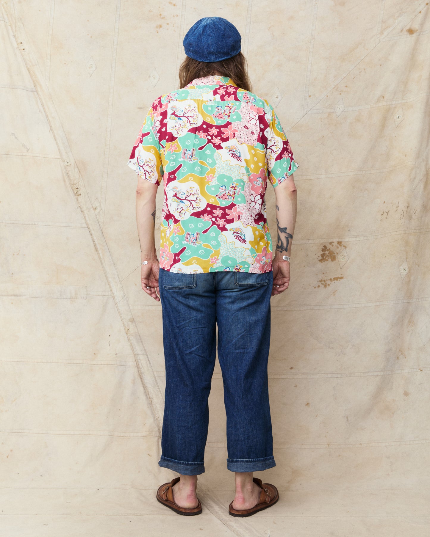Sun Surf SS39624 Rayon Hawaiian Short Sleeve Shirt "Paradise Hula"