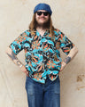 Sun Surf SS39619 Rayon Hawaiian Short Sleeve Shirt "Spider Lily"