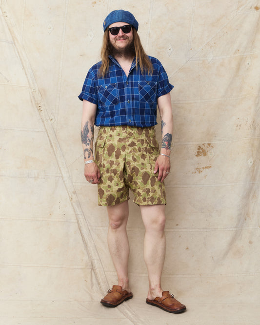 Buzz Rickson's BR52660 Herringbone Twill Camouflage Shorts