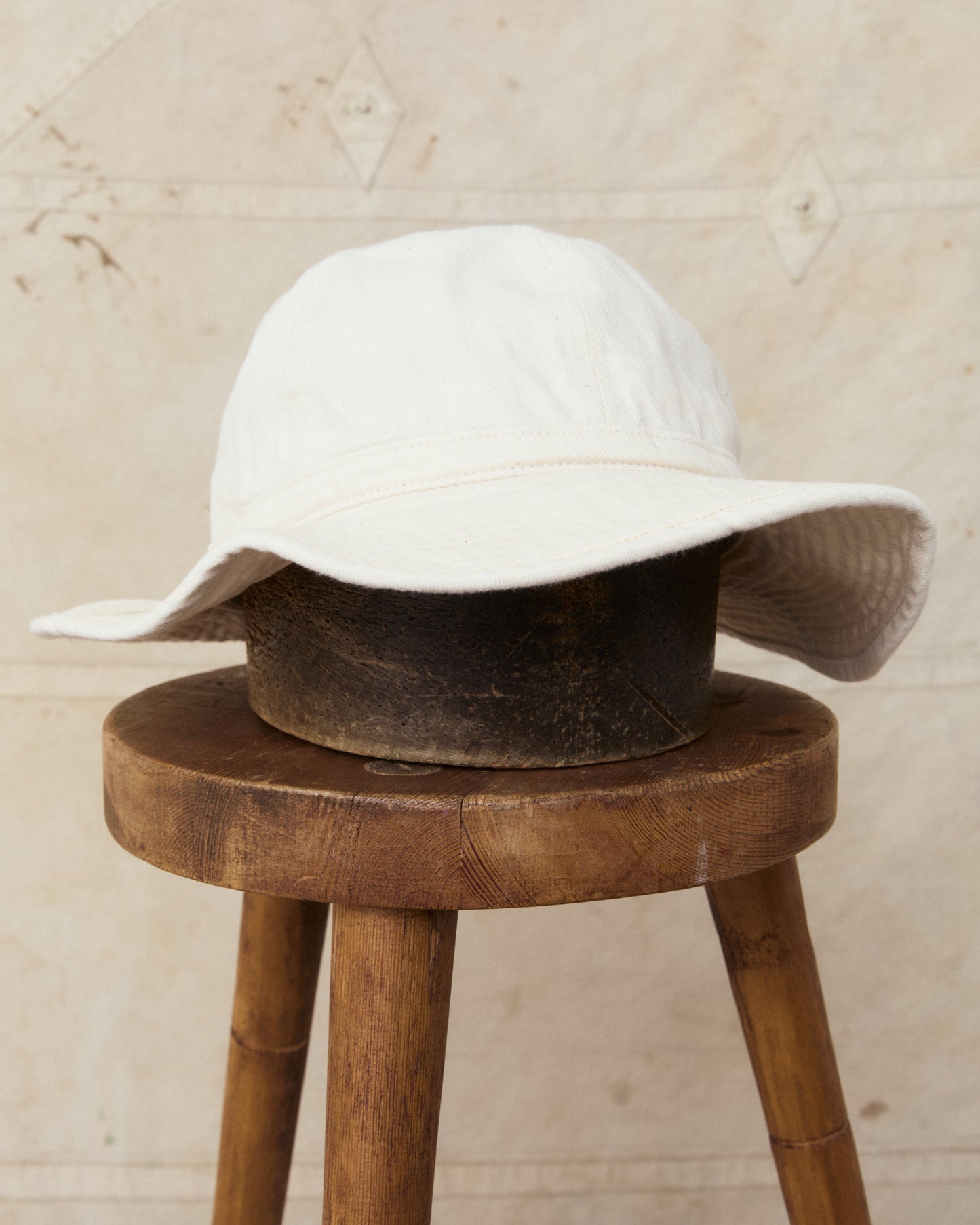 Indigofera Haisy Mae Hat Ecru Denim