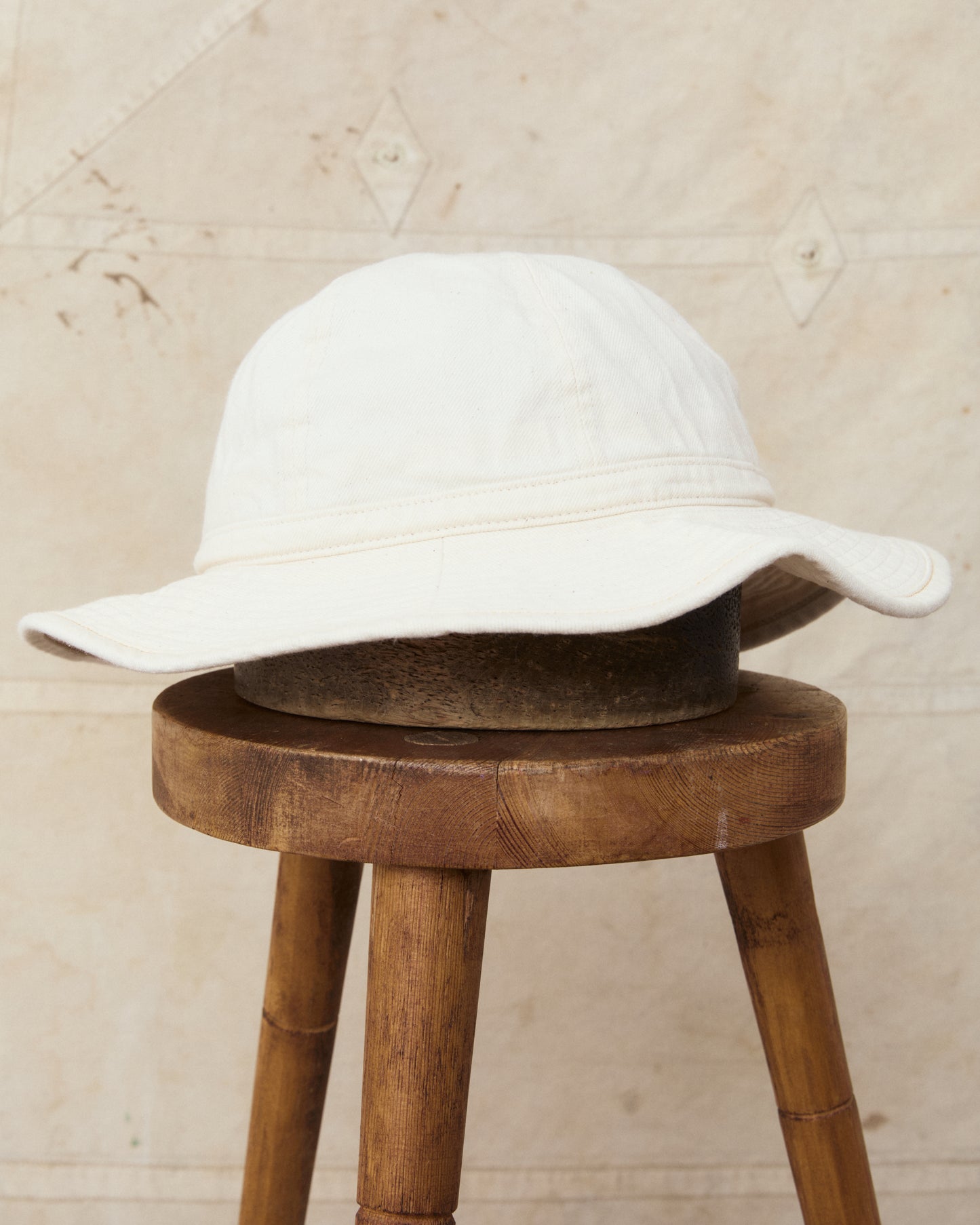 Indigofera Haisy Mae Hat Ecru Denim