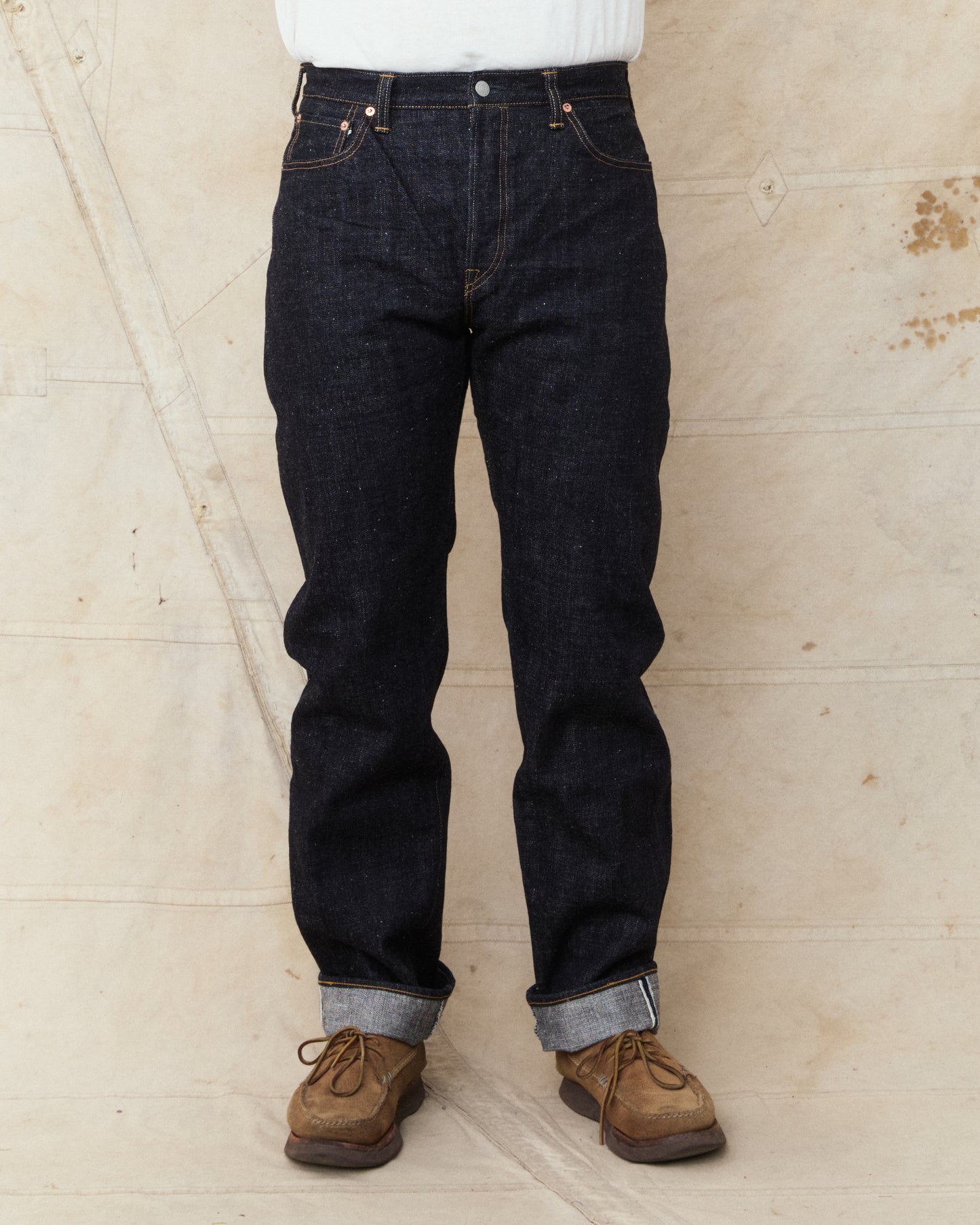 Omoto Denim 0611 15,5oz Slub-nep Denim Relaxed Fit Jeans