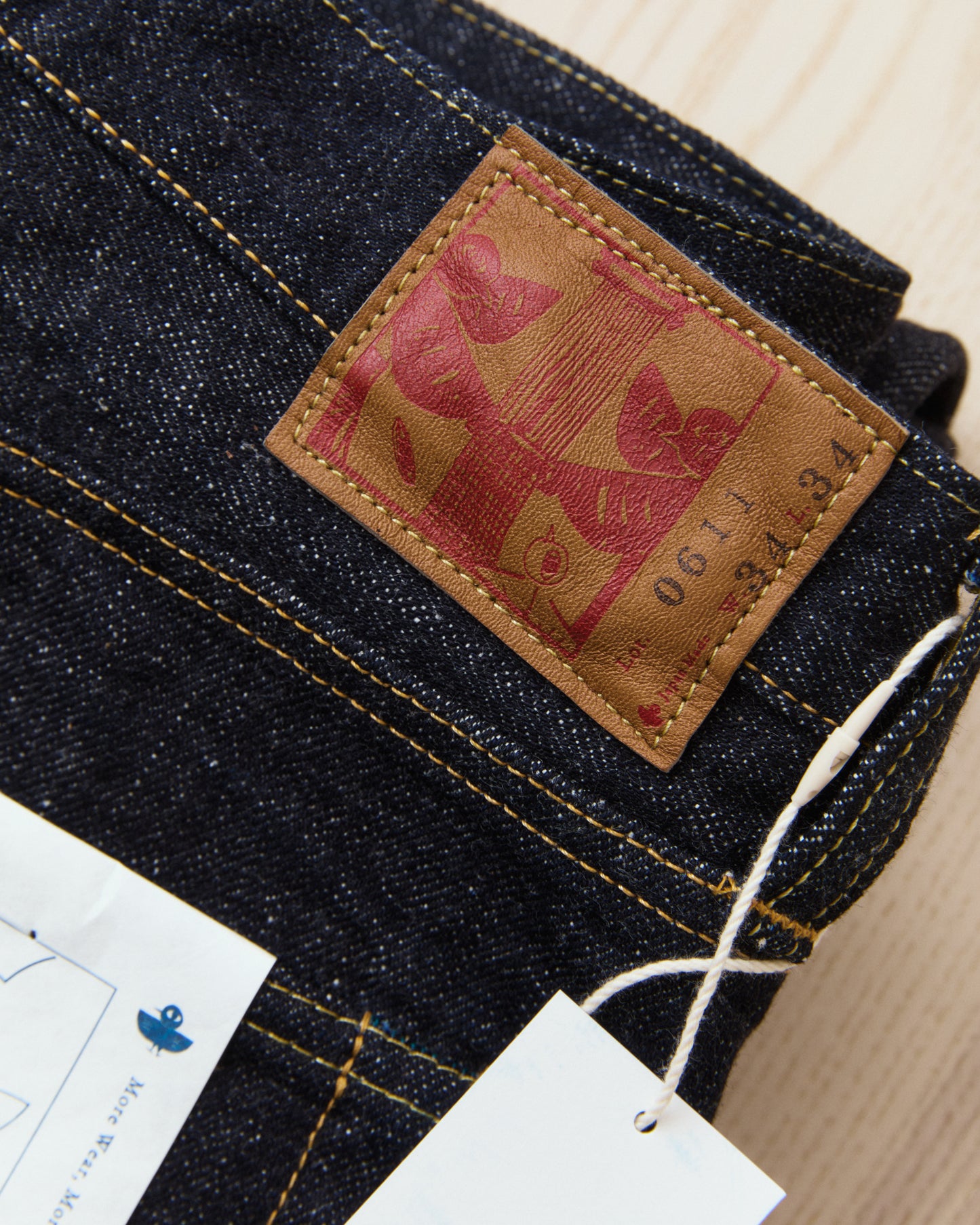 Omoto Denim 0611 15,5oz Slub-nep Denim Relaxed Fit Jeans