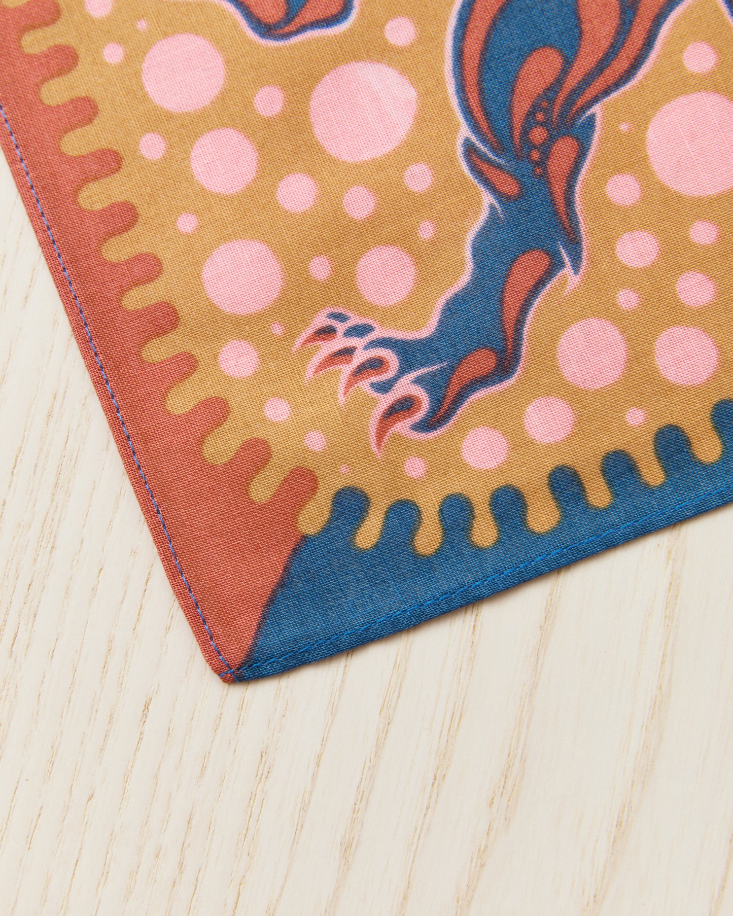 Indigofera Gryphon Bandana Pink / Beige