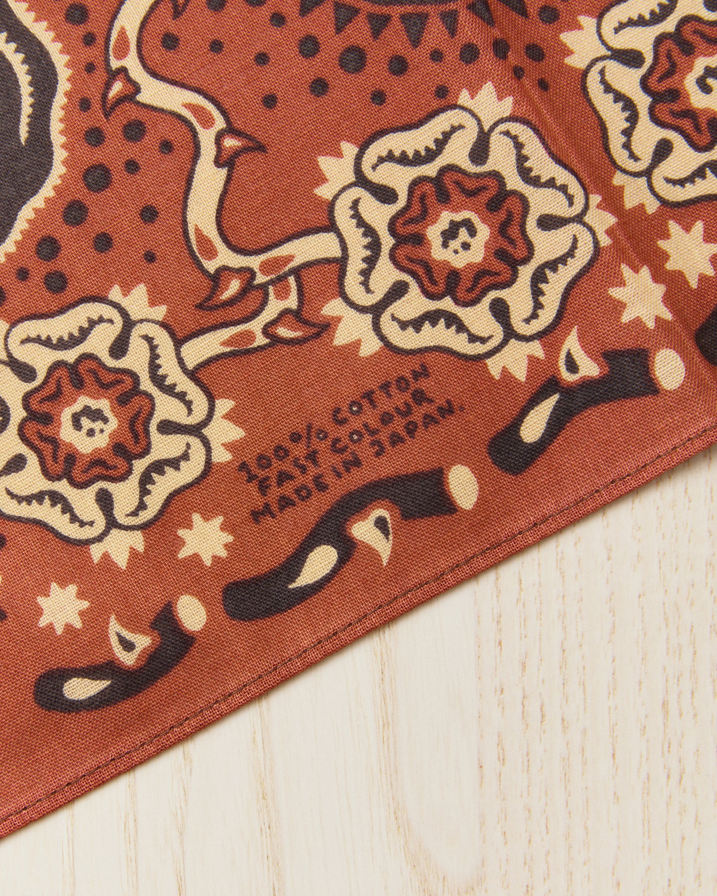Indigofera Tarot XIII Bandana Red / Brown