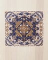Indigofera Tarot XIII  Bandana Offwhite / Blue