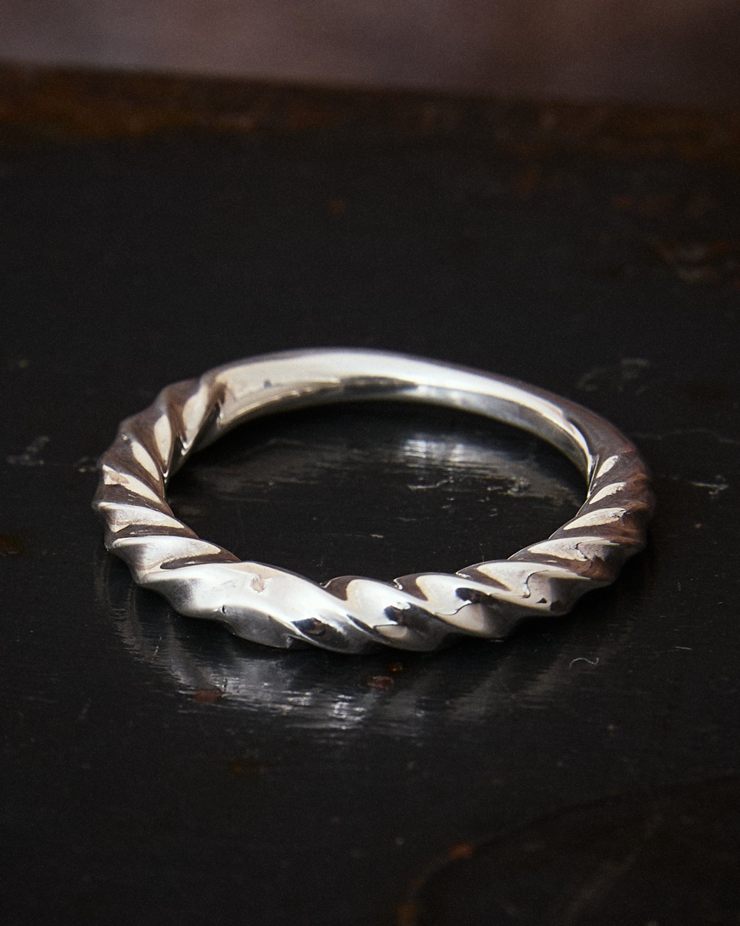 Larry Smith Square Twisted Ring RG-0086