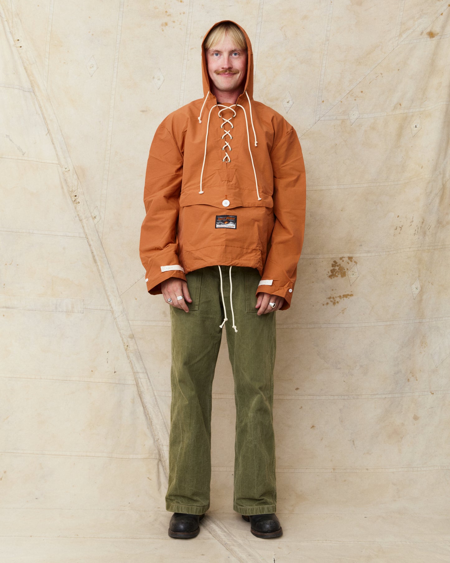 Bryceland's The Bryce-Down Label Foul Weather Anorak Orange