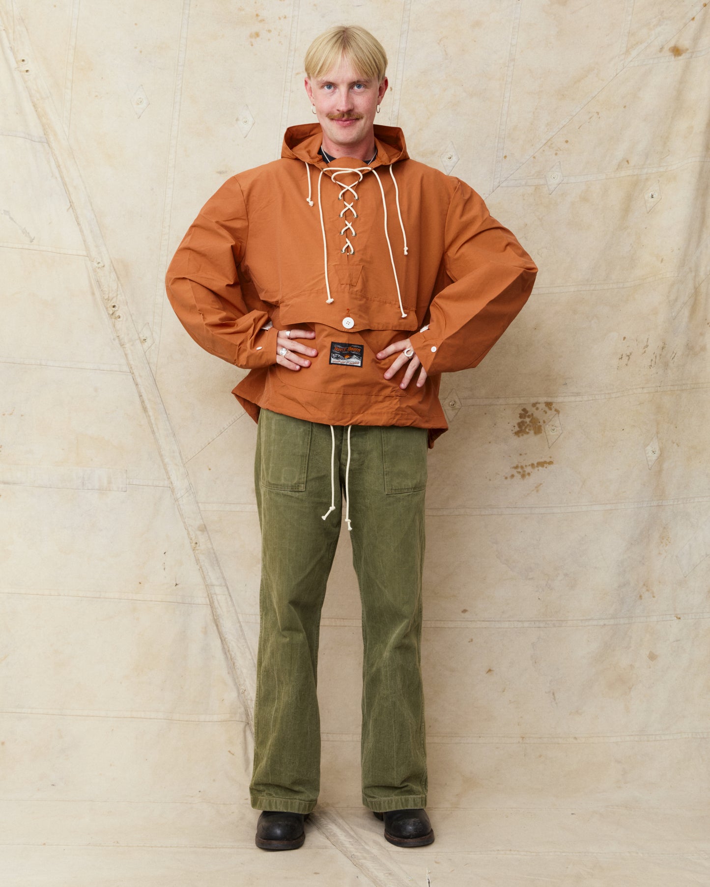 Bryceland's The Bryce-Down Label Foul Weather Anorak Orange