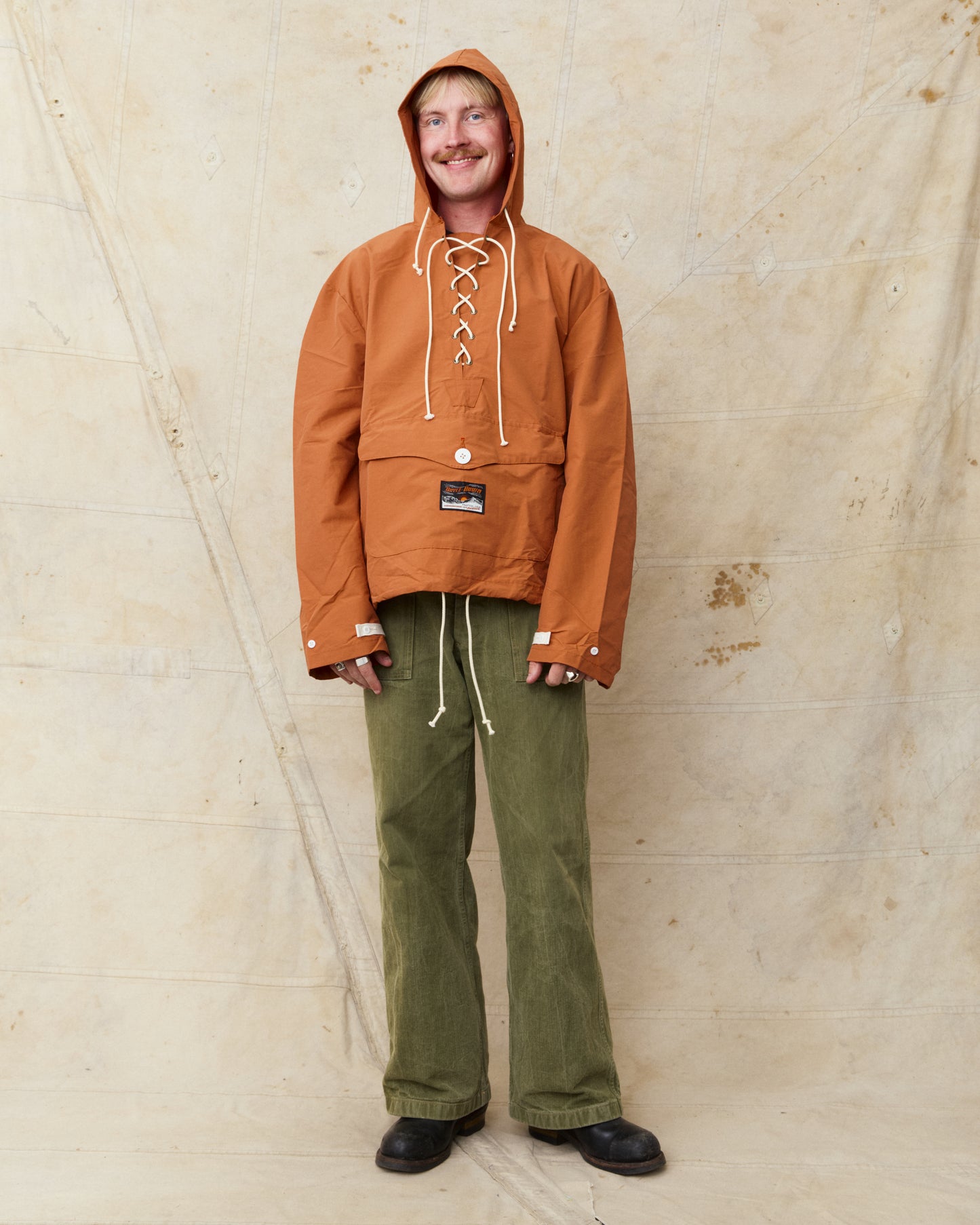 Bryceland's The Bryce-Down Label Foul Weather Anorak Orange