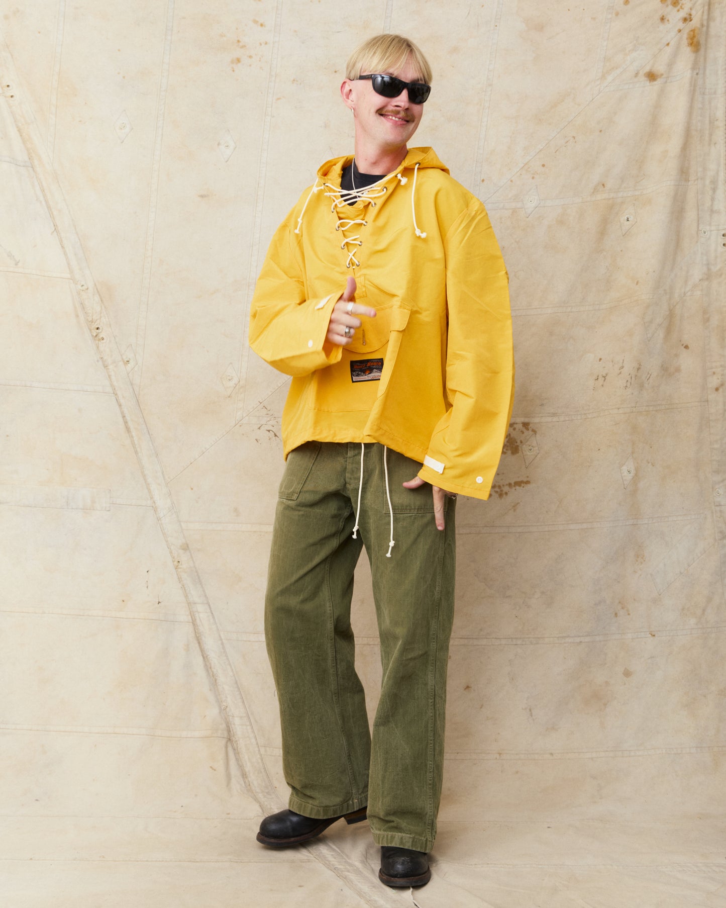 Bryceland's The Bryce-Down Label Foul Weather Anorak Yellow