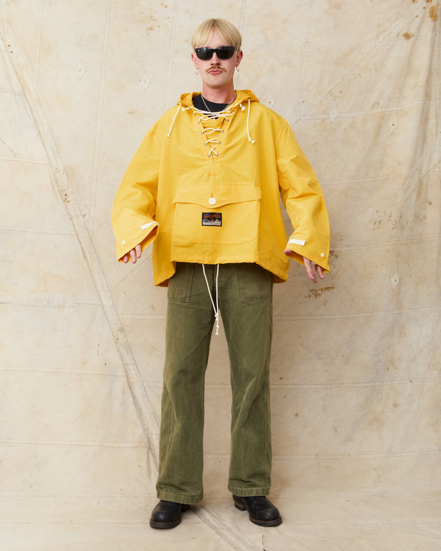 Bryceland's The Bryce-Down Label Foul Weather Anorak Yellow