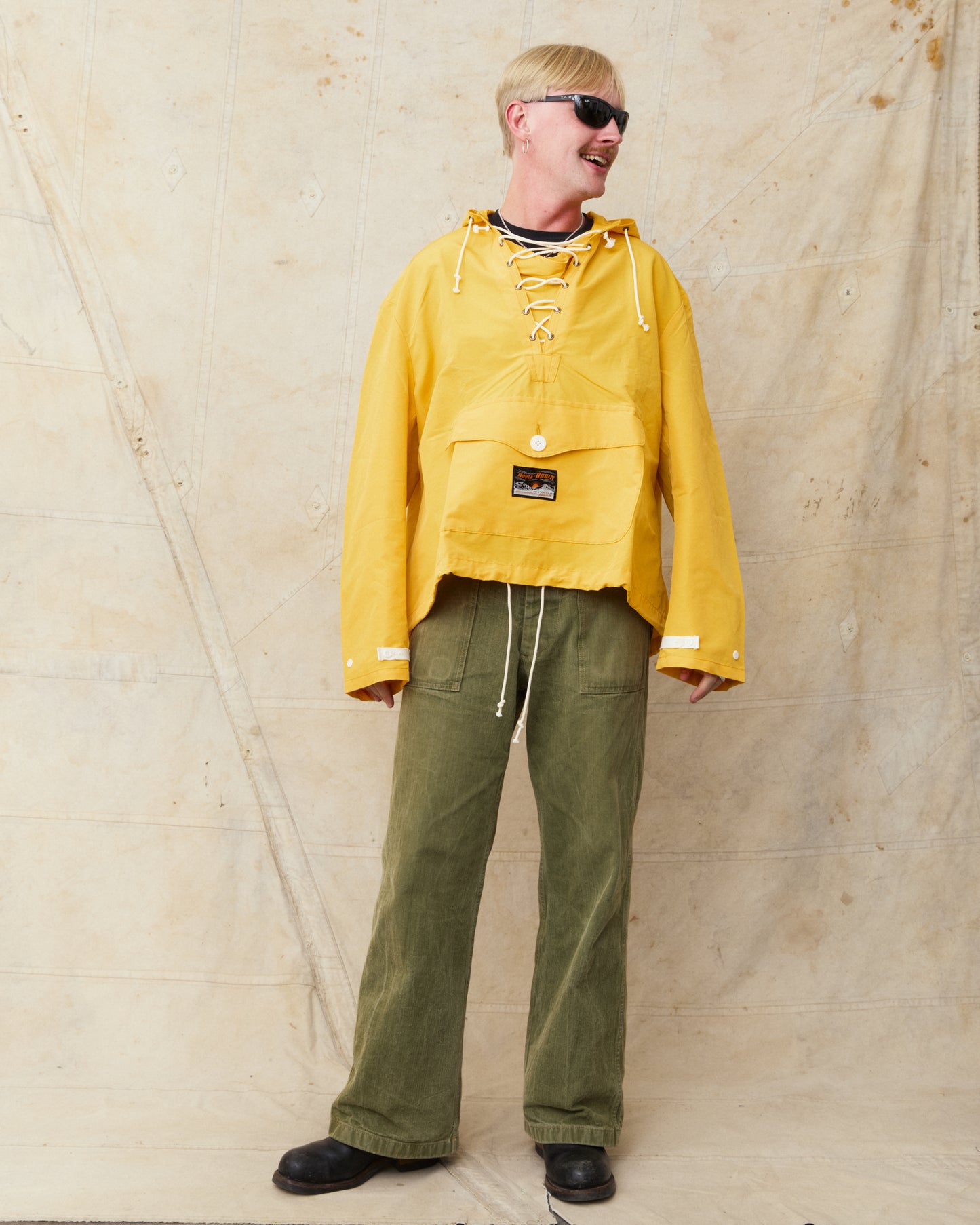 Bryceland's The Bryce-Down Label Foul Weather Anorak Yellow