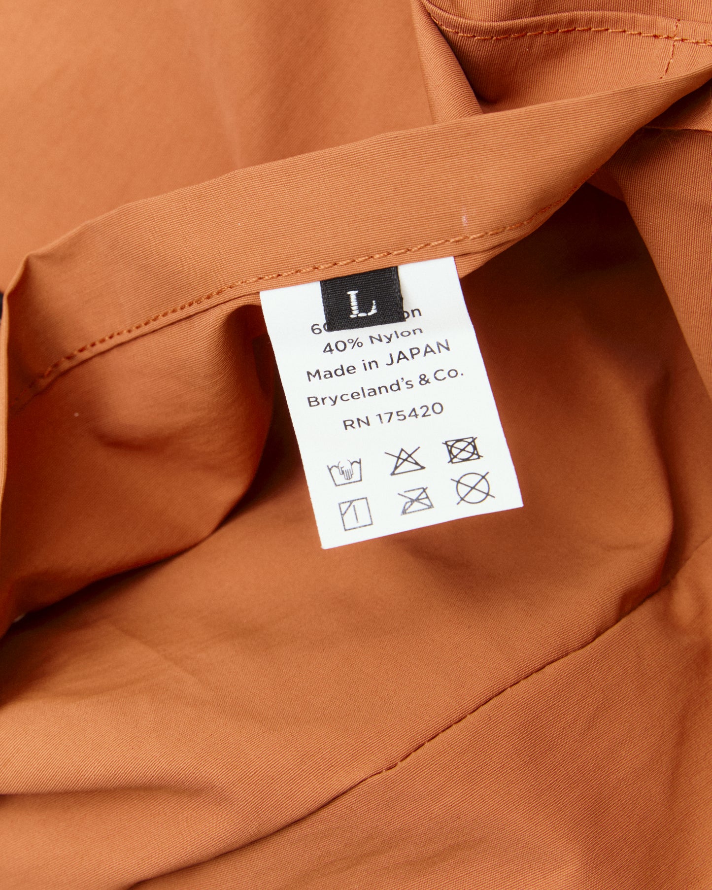 Bryceland's The Bryce-Down Label Foul Weather Anorak Orange