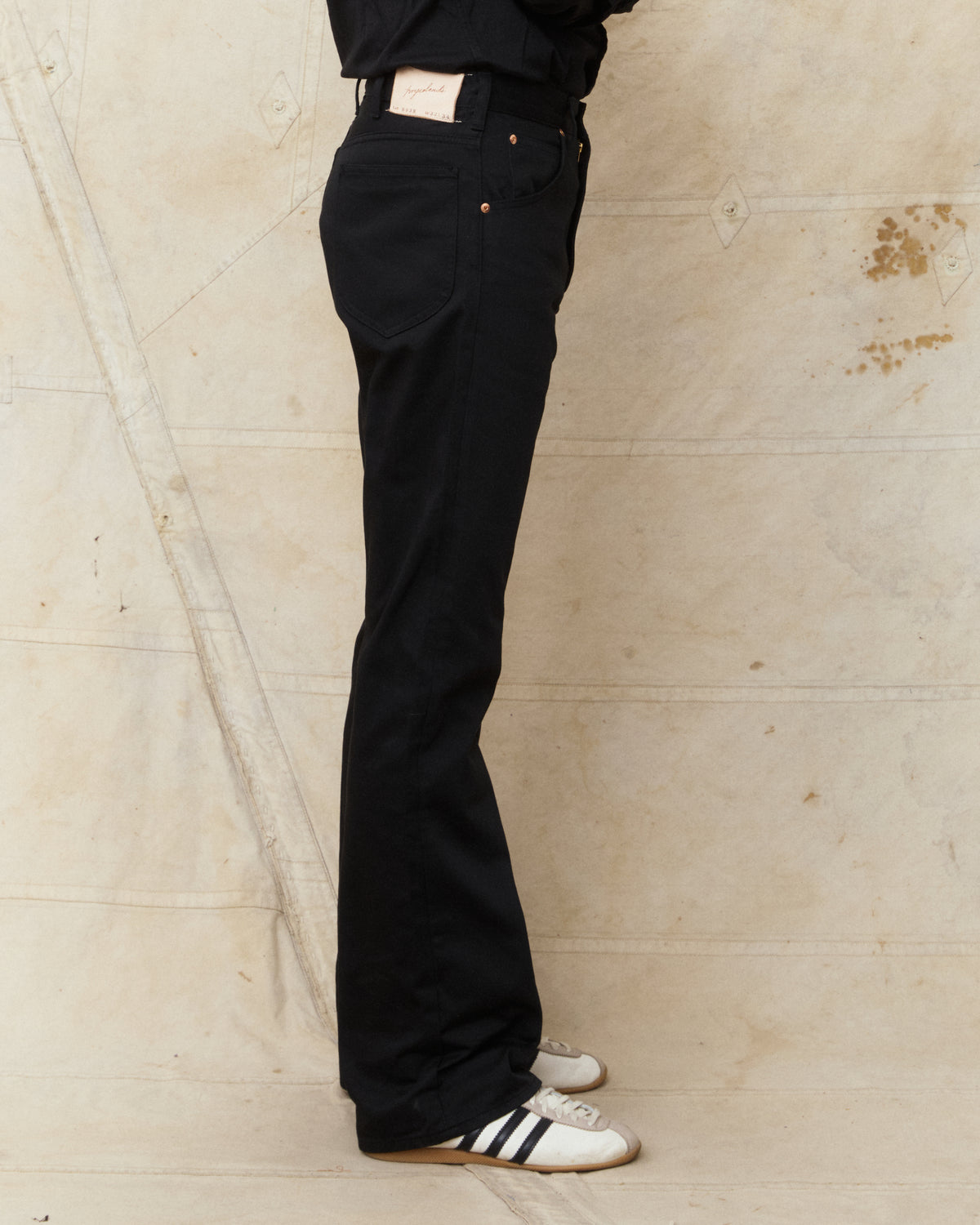 Bryceland's The Cowboy Label 893 Bootcut Jeans Black Sateen